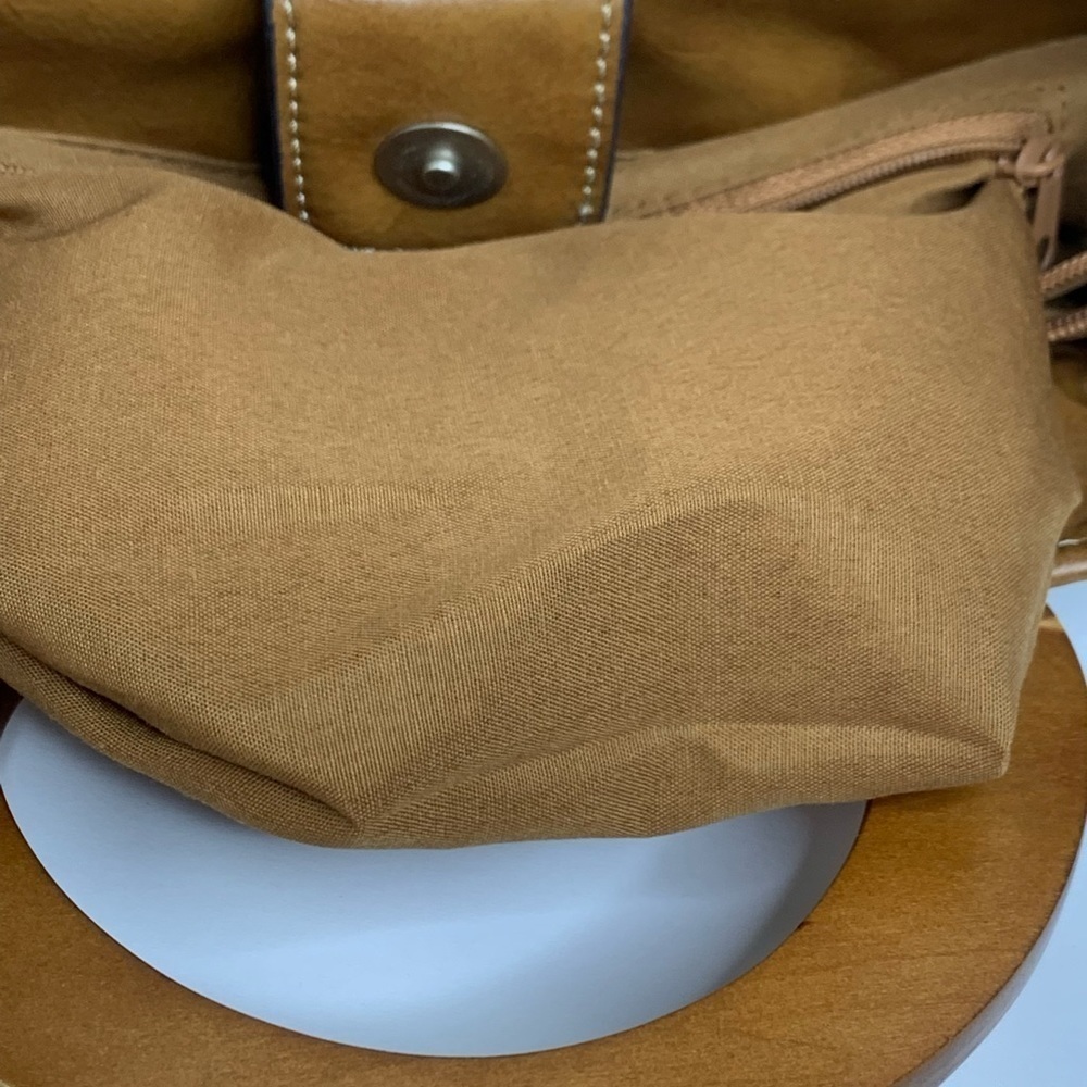 Relic Animal Print Patchwork Front Solid Black Ba… - image 8